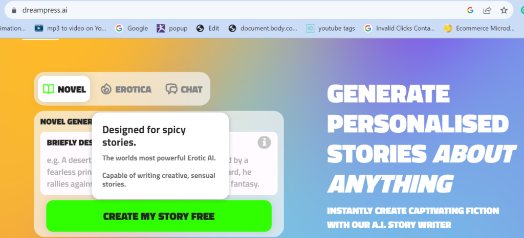 NSFW AI Story Generator & Writer